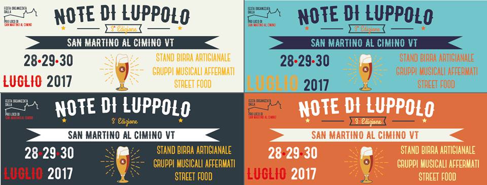 note di luppolo 2017, festa della birra artigianale in Tuscia